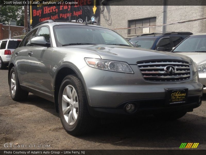 Beryllium 16 / Graphite 2005 Infiniti FX 35 AWD