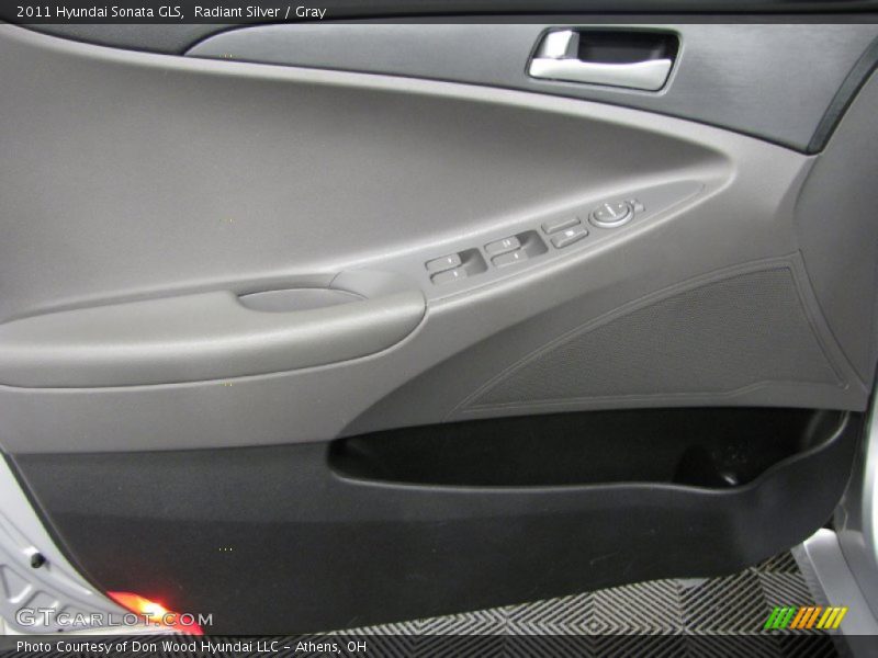 Radiant Silver / Gray 2011 Hyundai Sonata GLS