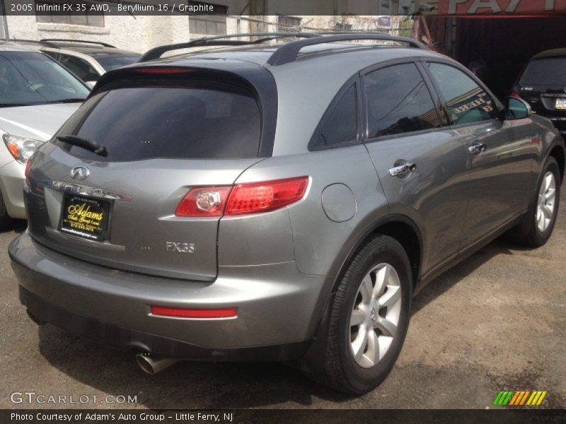 Beryllium 16 / Graphite 2005 Infiniti FX 35 AWD