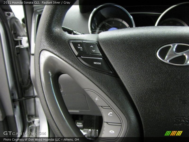 Radiant Silver / Gray 2011 Hyundai Sonata GLS