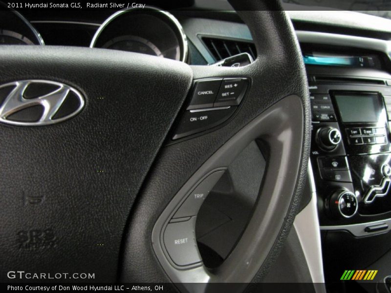 Radiant Silver / Gray 2011 Hyundai Sonata GLS