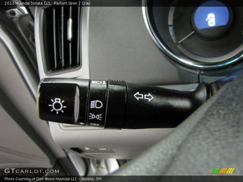 Radiant Silver / Gray 2011 Hyundai Sonata GLS
