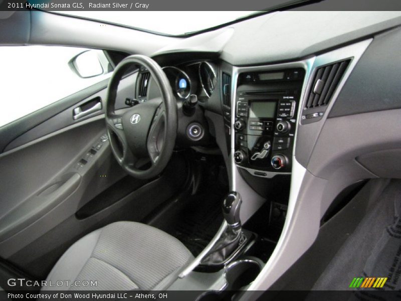 Radiant Silver / Gray 2011 Hyundai Sonata GLS