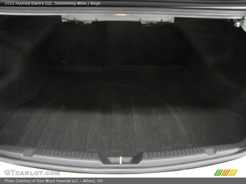 Shimmering White / Beige 2012 Hyundai Elantra GLS