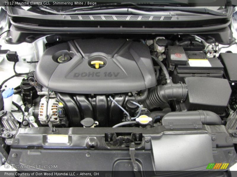 Shimmering White / Beige 2012 Hyundai Elantra GLS