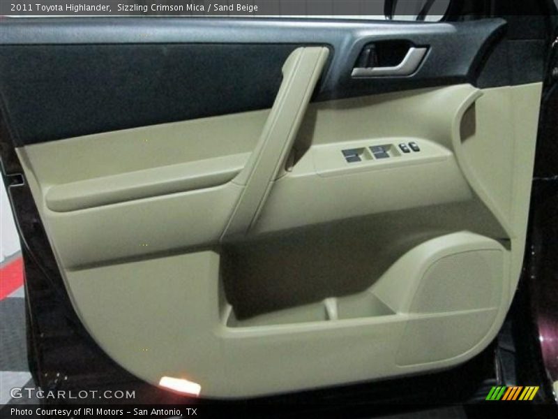 Sizzling Crimson Mica / Sand Beige 2011 Toyota Highlander