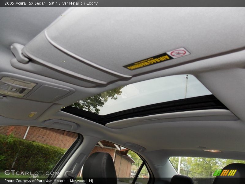 Satin Silver Metallic / Ebony 2005 Acura TSX Sedan