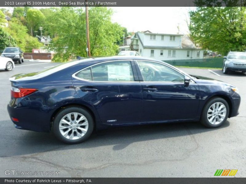 Deep Sea Blue Mica / Parchment 2013 Lexus ES 300h Hybrid