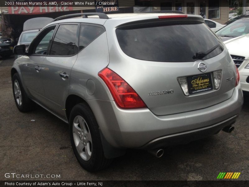 Glacier White Pearl / Charcoal 2003 Nissan Murano SL AWD