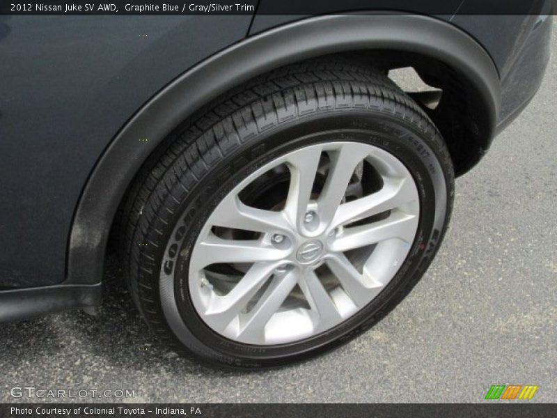 Graphite Blue / Gray/Silver Trim 2012 Nissan Juke SV AWD