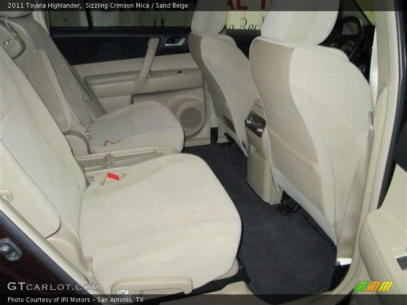 Sizzling Crimson Mica / Sand Beige 2011 Toyota Highlander