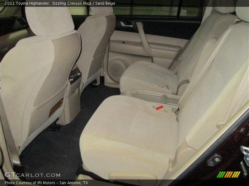 Sizzling Crimson Mica / Sand Beige 2011 Toyota Highlander