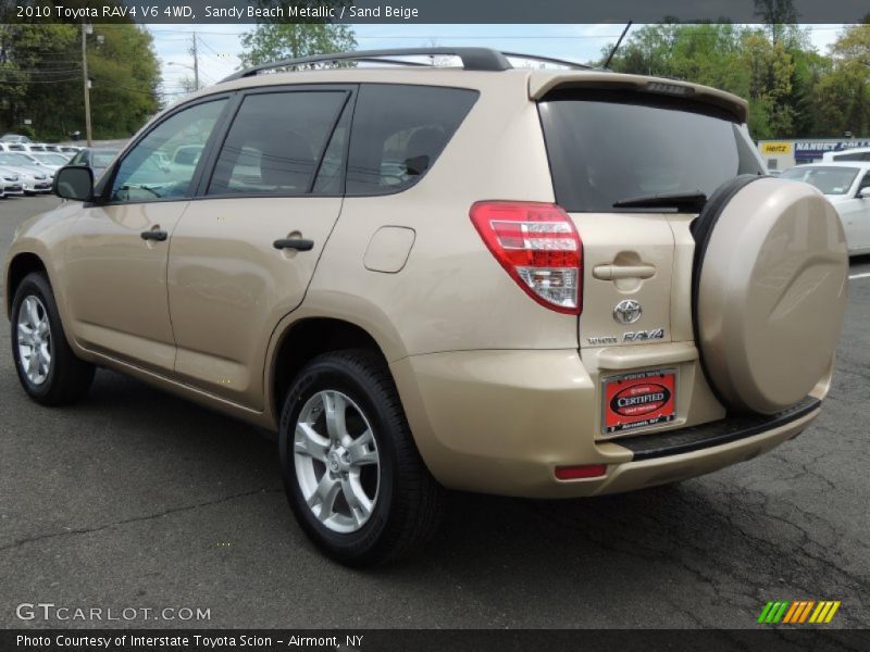 Sandy Beach Metallic / Sand Beige 2010 Toyota RAV4 V6 4WD