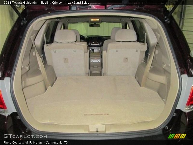 Sizzling Crimson Mica / Sand Beige 2011 Toyota Highlander