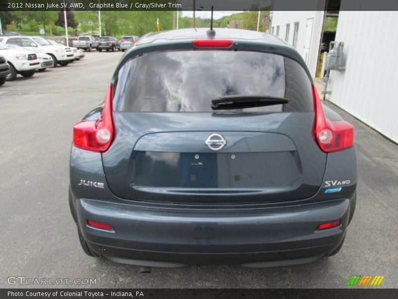 Graphite Blue / Gray/Silver Trim 2012 Nissan Juke SV AWD