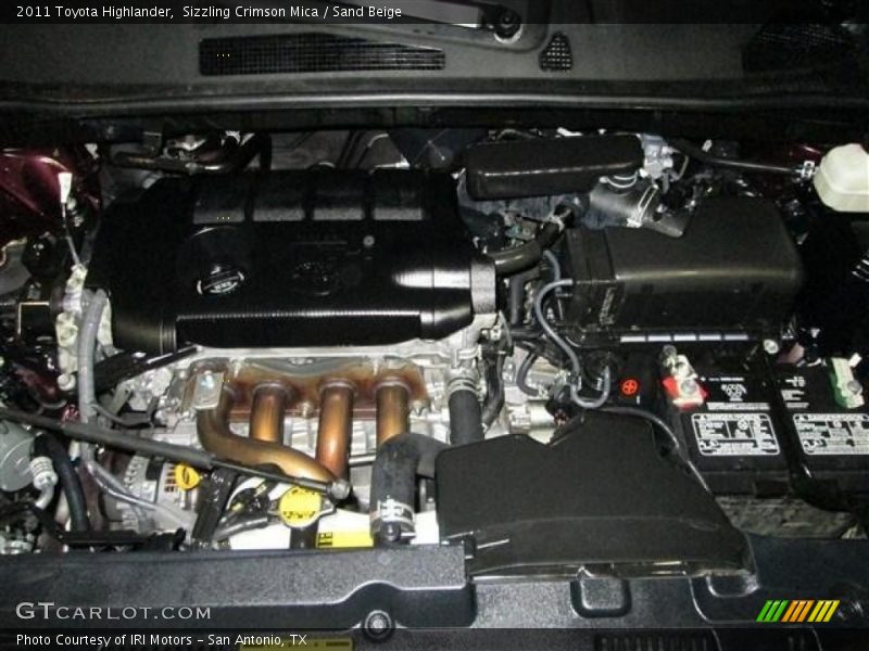 Sizzling Crimson Mica / Sand Beige 2011 Toyota Highlander