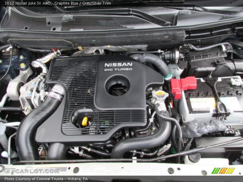 Graphite Blue / Gray/Silver Trim 2012 Nissan Juke SV AWD
