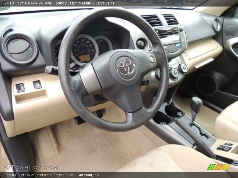 Sandy Beach Metallic / Sand Beige 2010 Toyota RAV4 V6 4WD
