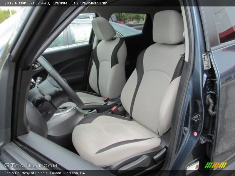 Graphite Blue / Gray/Silver Trim 2012 Nissan Juke SV AWD