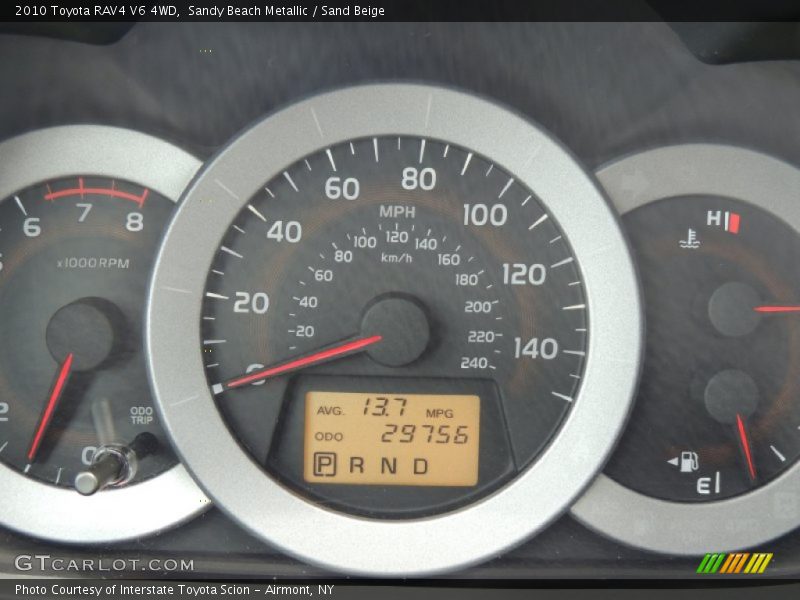 Sandy Beach Metallic / Sand Beige 2010 Toyota RAV4 V6 4WD