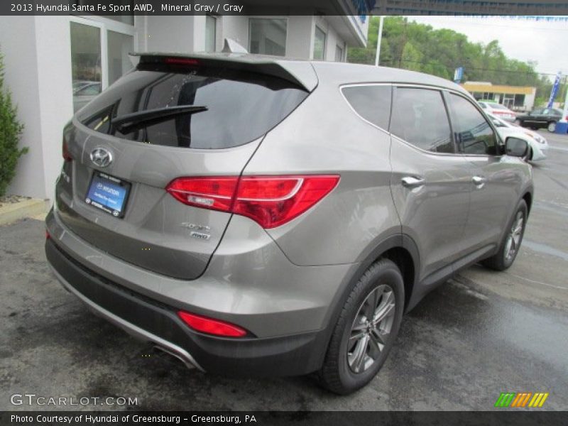 Mineral Gray / Gray 2013 Hyundai Santa Fe Sport AWD