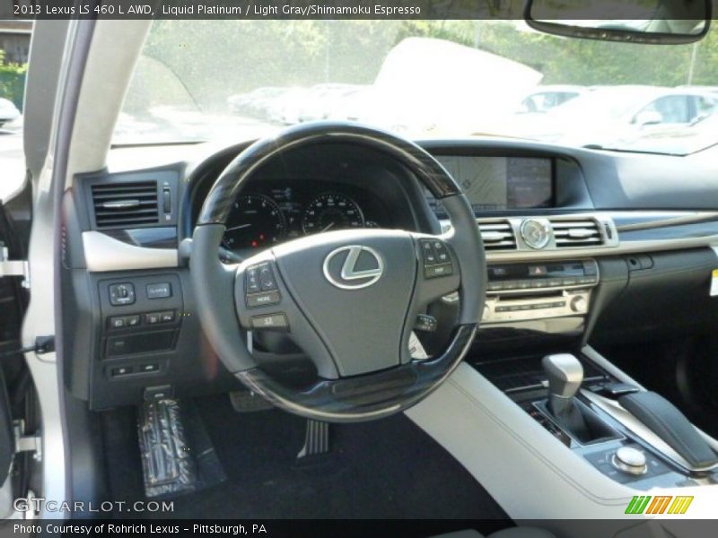 Dashboard of 2013 LS 460 L AWD