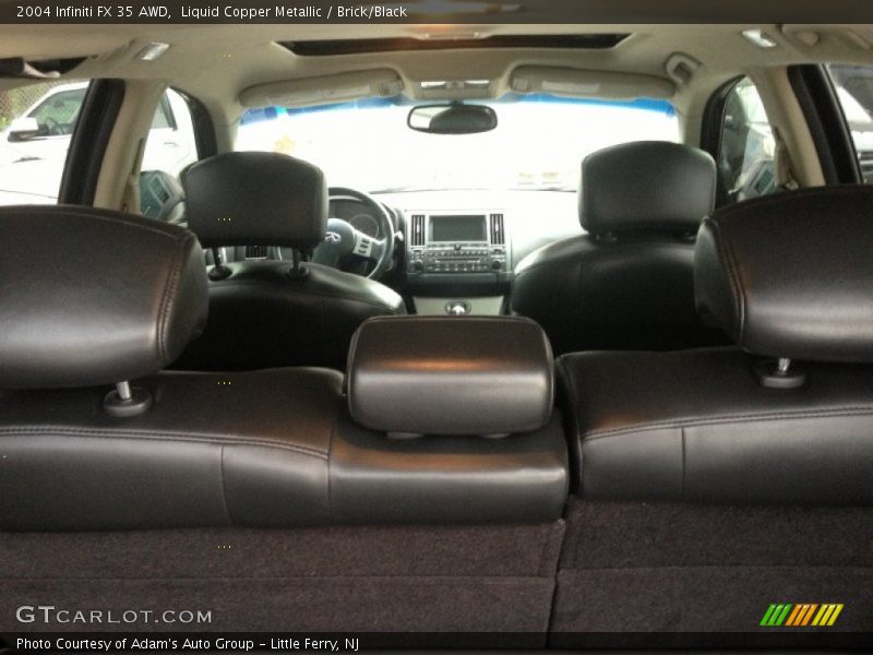 Liquid Copper Metallic / Brick/Black 2004 Infiniti FX 35 AWD