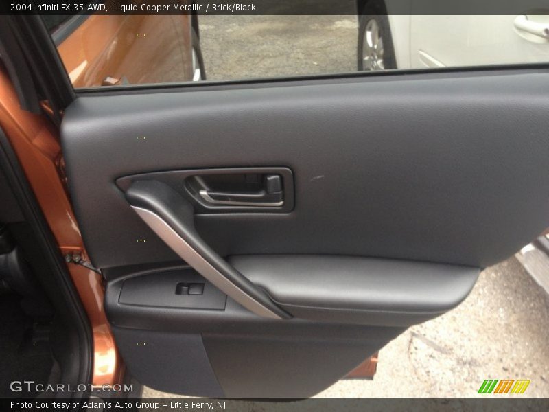 Liquid Copper Metallic / Brick/Black 2004 Infiniti FX 35 AWD