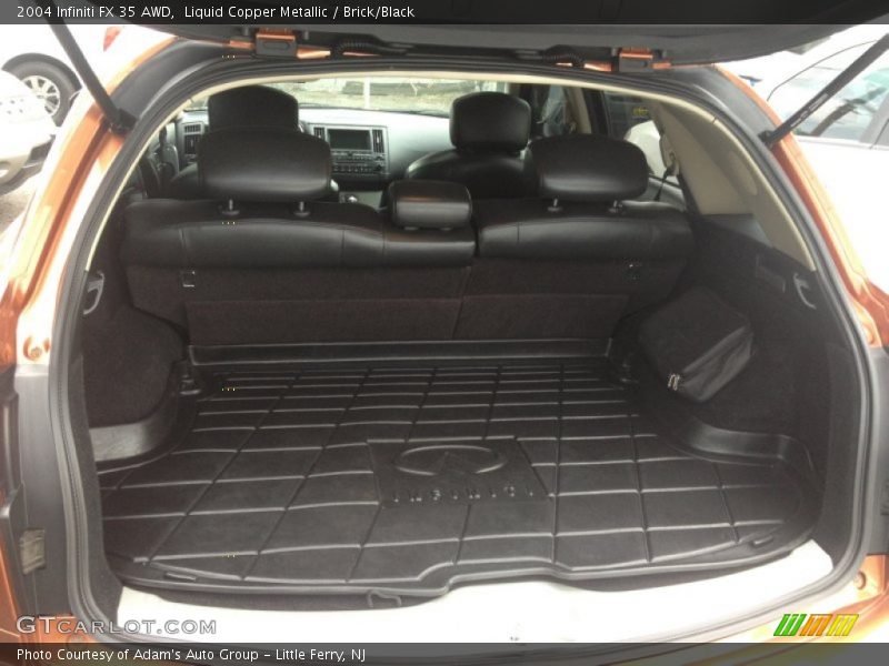 Liquid Copper Metallic / Brick/Black 2004 Infiniti FX 35 AWD