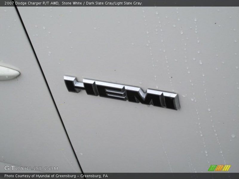 Stone White / Dark Slate Gray/Light Slate Gray 2007 Dodge Charger R/T AWD