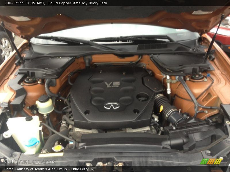 Liquid Copper Metallic / Brick/Black 2004 Infiniti FX 35 AWD
