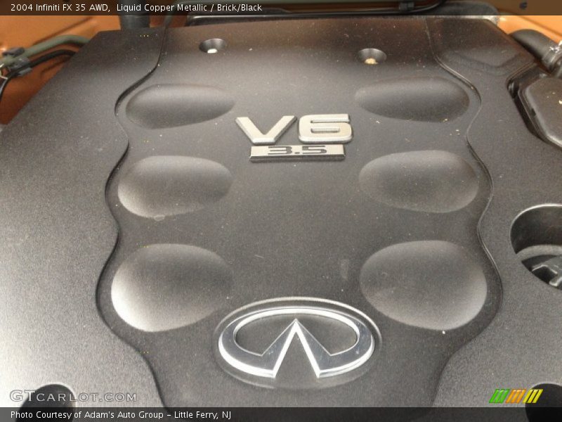 Liquid Copper Metallic / Brick/Black 2004 Infiniti FX 35 AWD