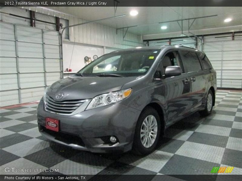 Predawn Gray Mica / Light Gray 2012 Toyota Sienna XLE