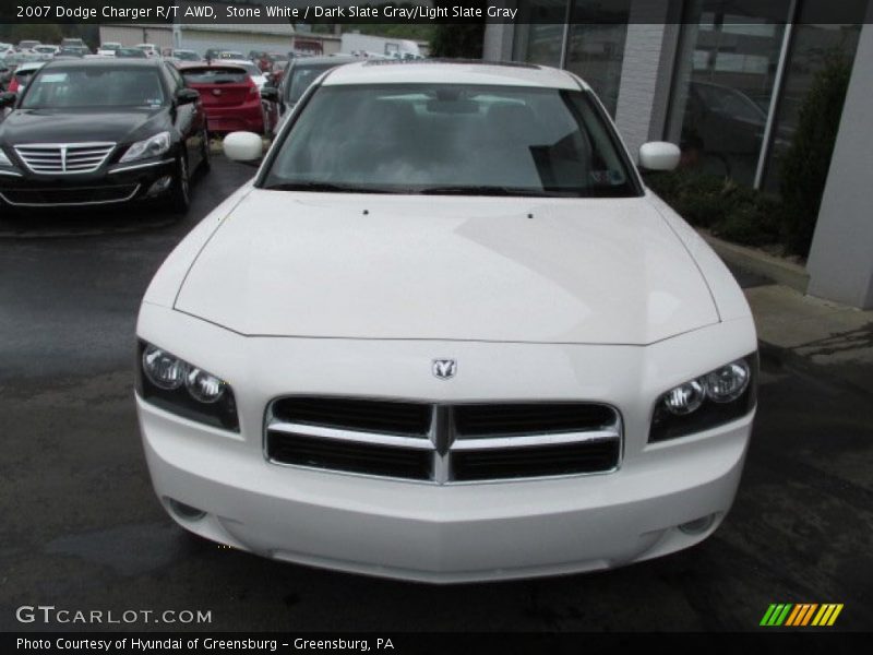 Stone White / Dark Slate Gray/Light Slate Gray 2007 Dodge Charger R/T AWD