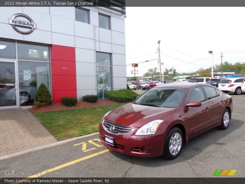 Tuscan Sun / Charcoal 2012 Nissan Altima 2.5 S