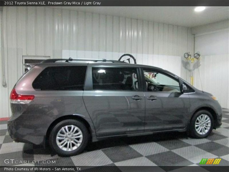 Predawn Gray Mica / Light Gray 2012 Toyota Sienna XLE