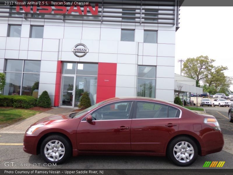 Tuscan Sun / Charcoal 2012 Nissan Altima 2.5 S