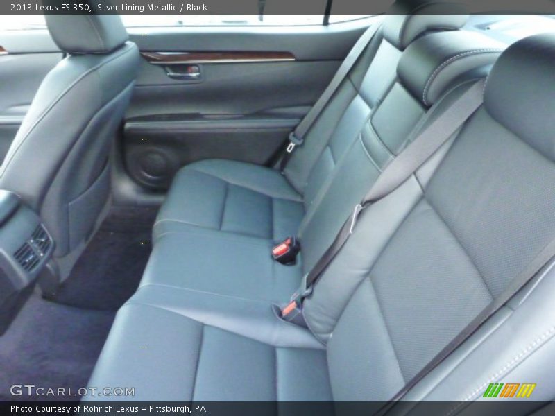 Silver Lining Metallic / Black 2013 Lexus ES 350