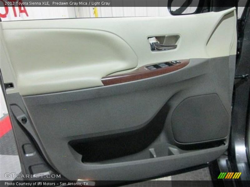 Predawn Gray Mica / Light Gray 2012 Toyota Sienna XLE