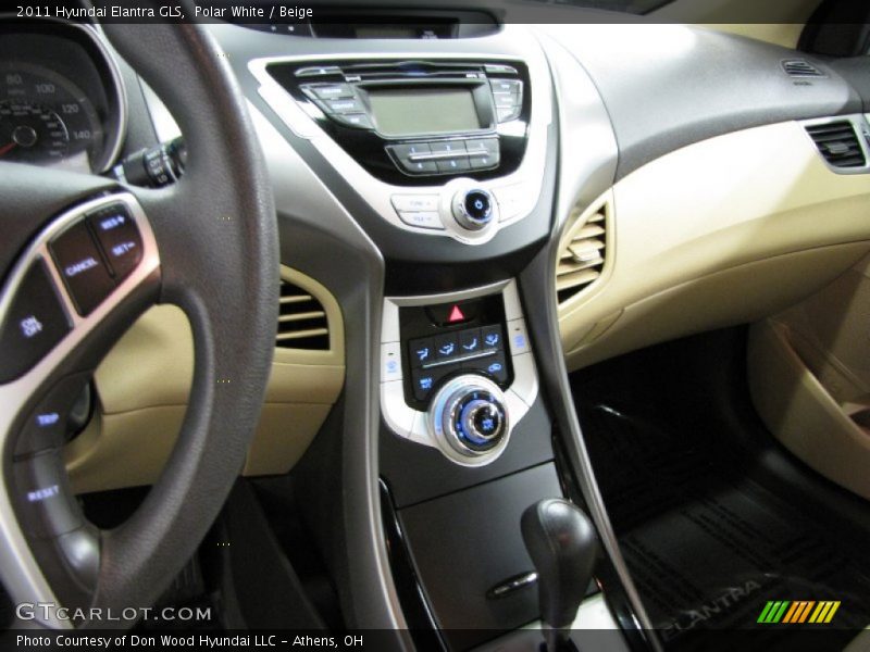 Polar White / Beige 2011 Hyundai Elantra GLS