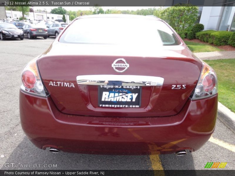 Tuscan Sun / Charcoal 2012 Nissan Altima 2.5 S