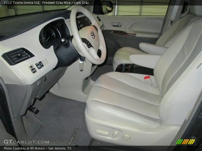 Predawn Gray Mica / Light Gray 2012 Toyota Sienna XLE