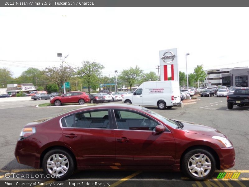 Tuscan Sun / Charcoal 2012 Nissan Altima 2.5 S