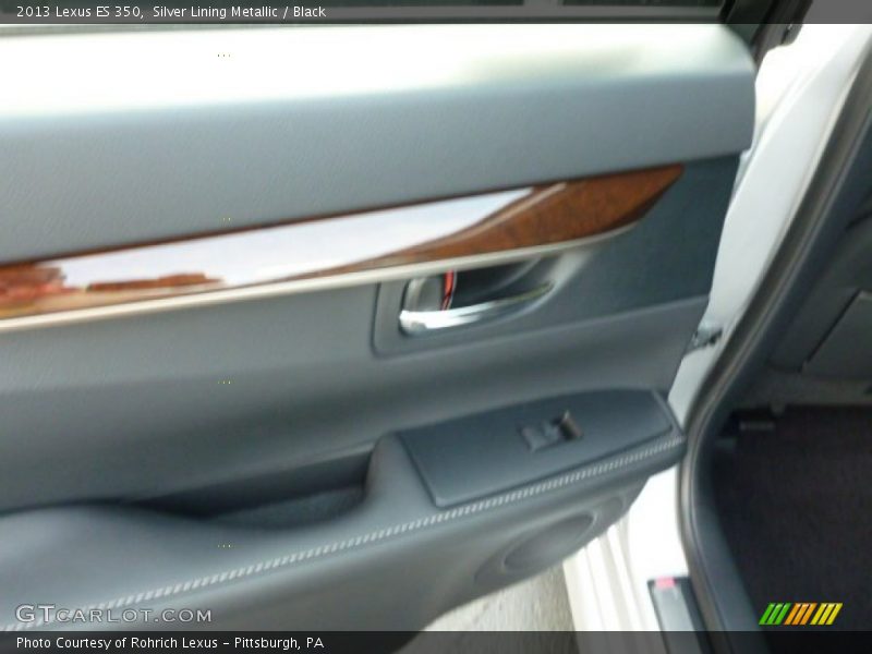 Silver Lining Metallic / Black 2013 Lexus ES 350