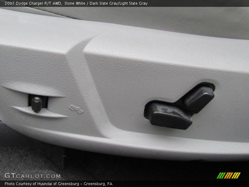 Stone White / Dark Slate Gray/Light Slate Gray 2007 Dodge Charger R/T AWD