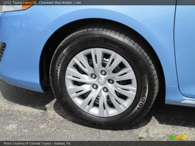 Clearwater Blue Metallic / Ash 2012 Toyota Camry LE