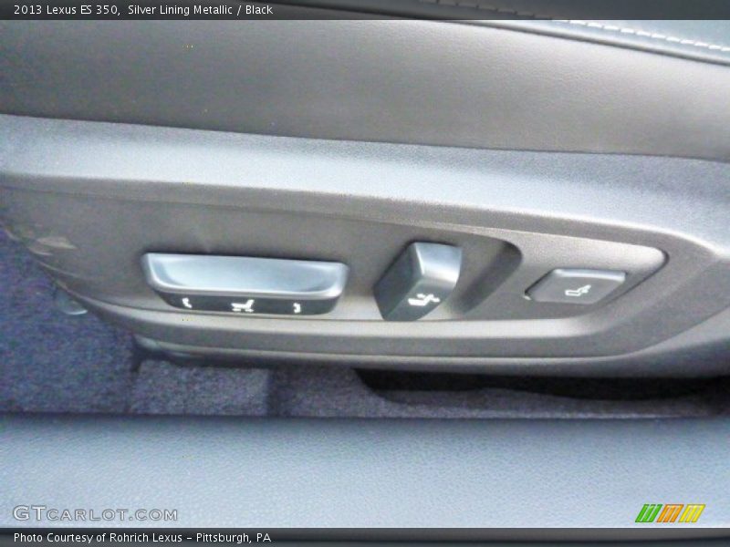 Silver Lining Metallic / Black 2013 Lexus ES 350