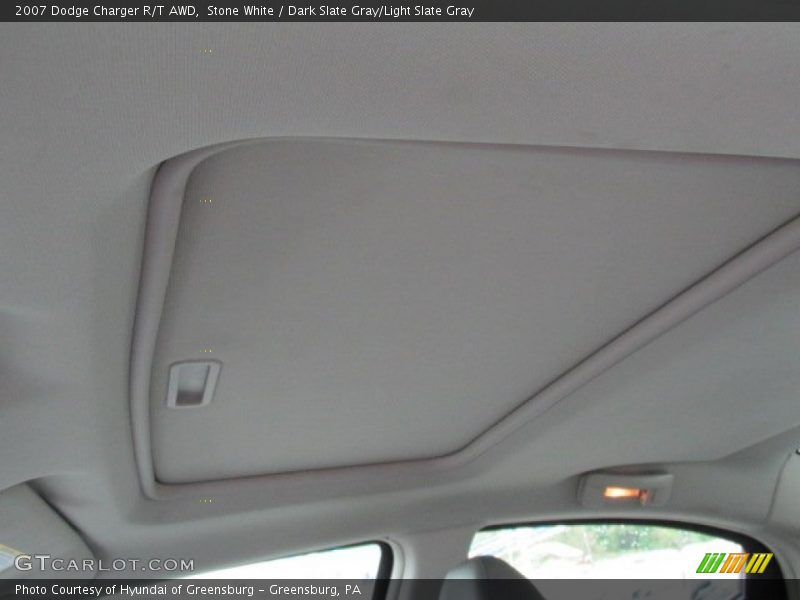 Stone White / Dark Slate Gray/Light Slate Gray 2007 Dodge Charger R/T AWD