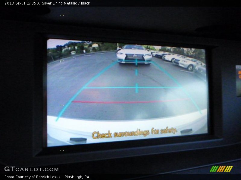 Silver Lining Metallic / Black 2013 Lexus ES 350