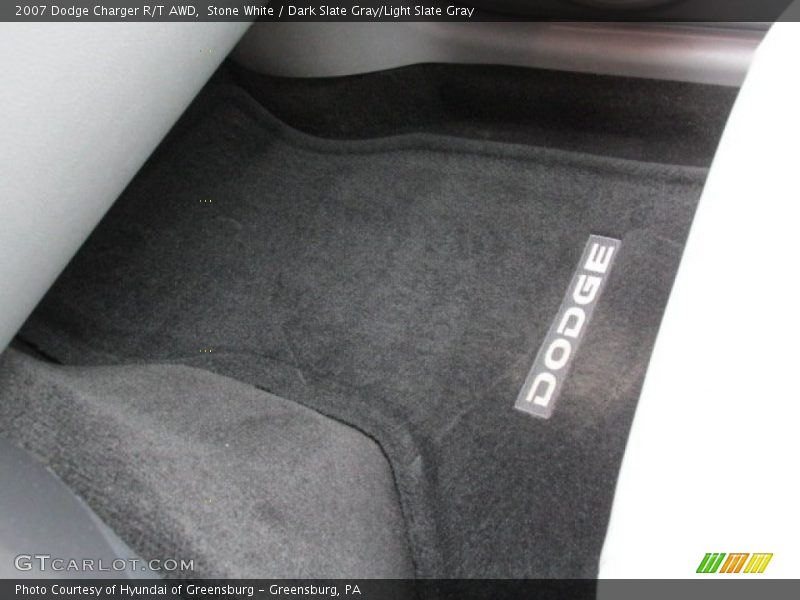 Stone White / Dark Slate Gray/Light Slate Gray 2007 Dodge Charger R/T AWD